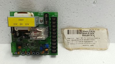 UVM-03A PCB Control Board 220V 15V Relay Module Samkun 53836 Industrial