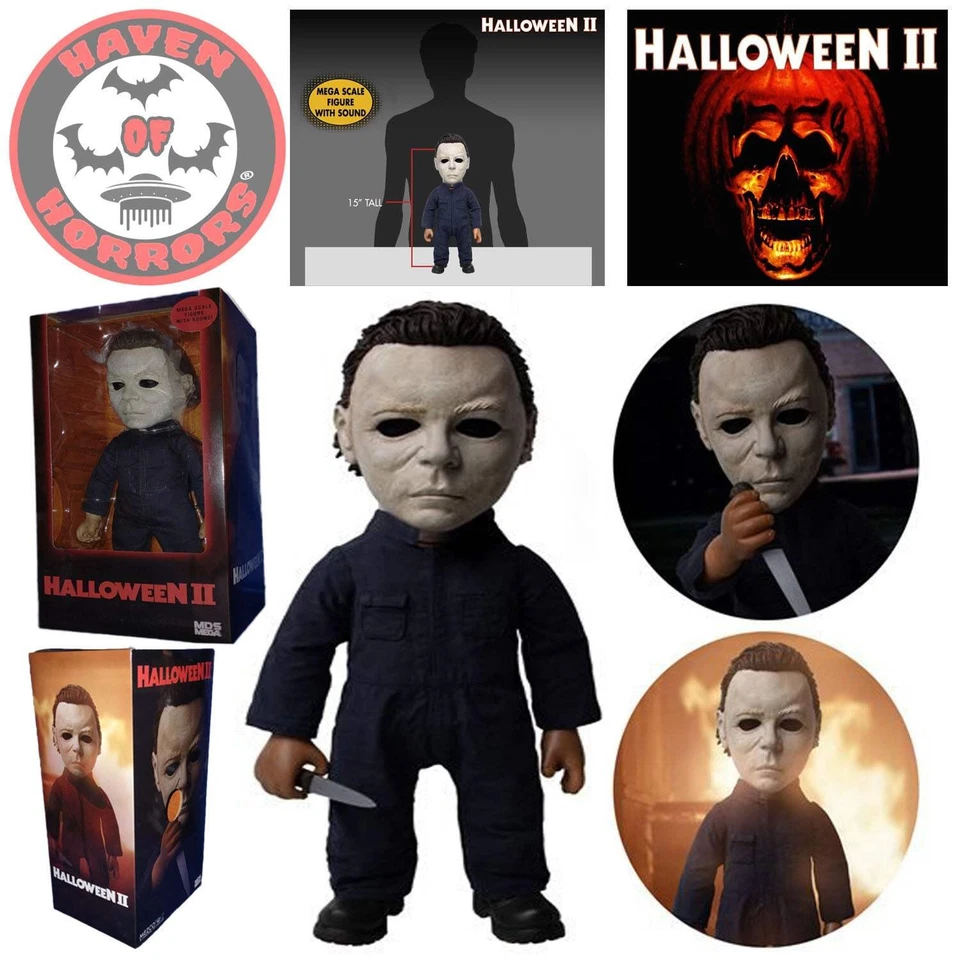 MEZCO TOYZ Halloween II (1981): Michael Myers with Sound Mega-Scale 15-Inch Doll