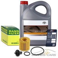 Mann ÖLfilter + 5L 5W-30 FÜR Toyota Auris E15 E18 Avensis T27 Yaris P9 P13 Verso