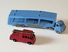 vintage lesney matchbox lot. Car Carrier. Fire Truck