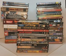 SCIENCE FICTION/ THRILLER / ACTION MOVIES Lot of 47 DVDS - 135 Movies total