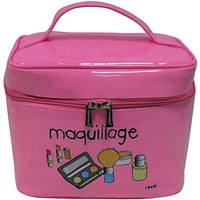 Vinyl Vanity Case - Maquillage - Fuchsia Vinyl Vanity Case - Maquillage - Fuchsia