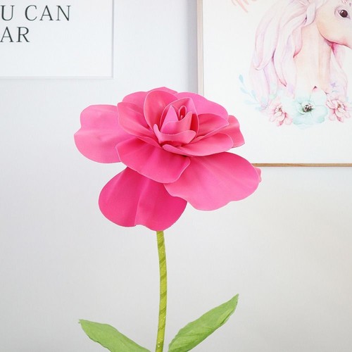 Giant Large-scale PE Rose Flower 50cm Handmade Flowers Artificial Rose Flower - Picture 18 of 19