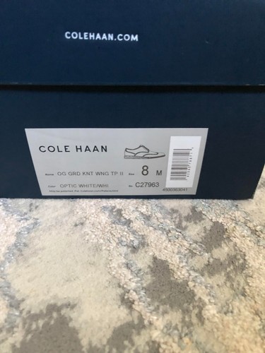 Cole Haan Original Grand Leder Freizeit Schnürschuh Herren Größe 8 C27963 Weiß - Bild 7 von 7