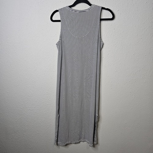 Lauren Ralph Lauren Dress Womens Small Sleeveles Striped Logo Embroidered Casual - Picture 8 of 12