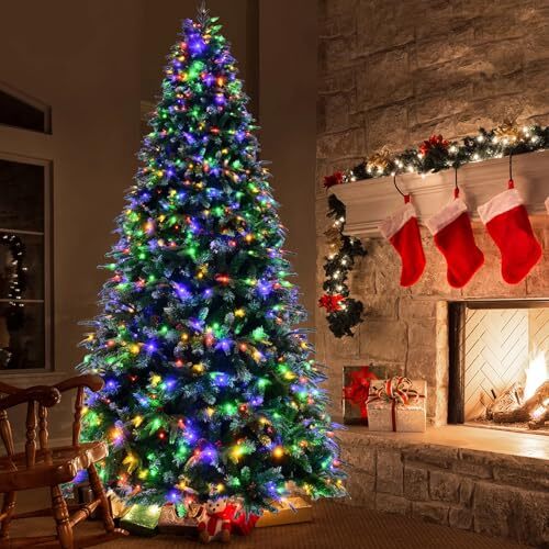 Battery Operated Christmas Lights 2 Pack 18 Ft 50 Count Clear Mini Multicolor - Picture 6 of 8