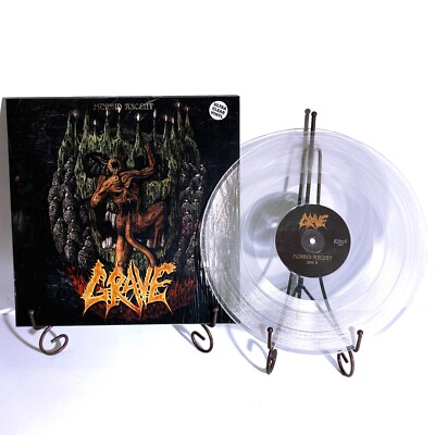 GRAVE Morbid Ascent EP Ultra Clear Vinyl Dismember Entombed Sodom