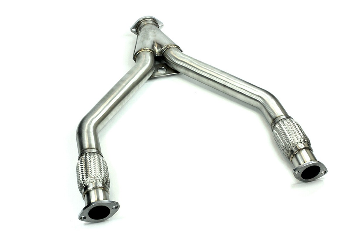 AＳI CＳ　PREST IG E IY T E27cmワイド 03-09 Nissan 350Z Z33 Straight Pipe Section for Y-Pipe