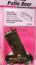 Prime-Line~Sliding Glass Patio Door Tandem Roller 1-1/8”O.D. Steel Wheels D-1551