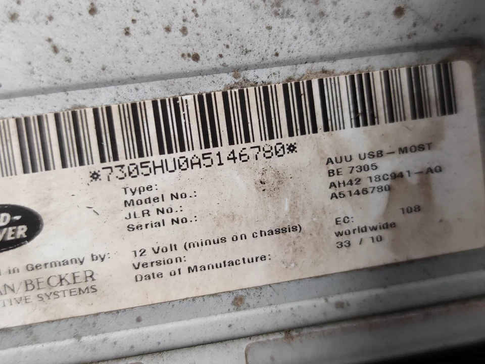 MÓDULO DE CONTROL LAND ROVER DISCOVERY 4 RANGE ROVER SPORT HARMAN BECKER Foto 2 de 2