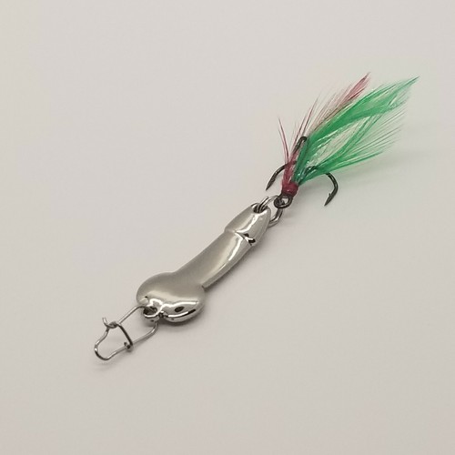 Fishing Spoon Artificial Lure Bass Penis Dick Shape Tackle Spinner 5g 15g 20g - Picture 8 of 28