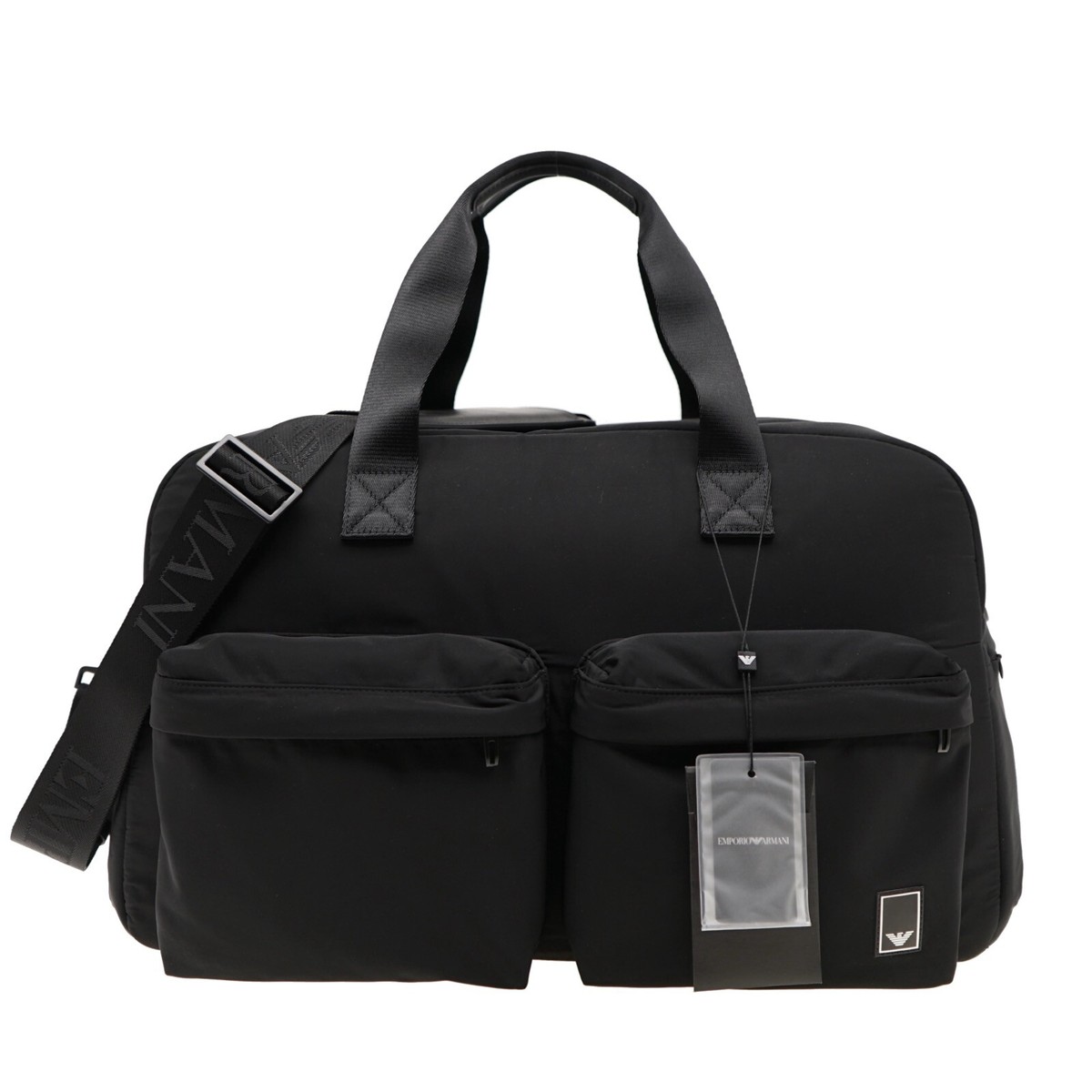 EMPORIO ARMANI バッグ Emporio Armani Large Duffle Travel Weekend Bag New | eBay
