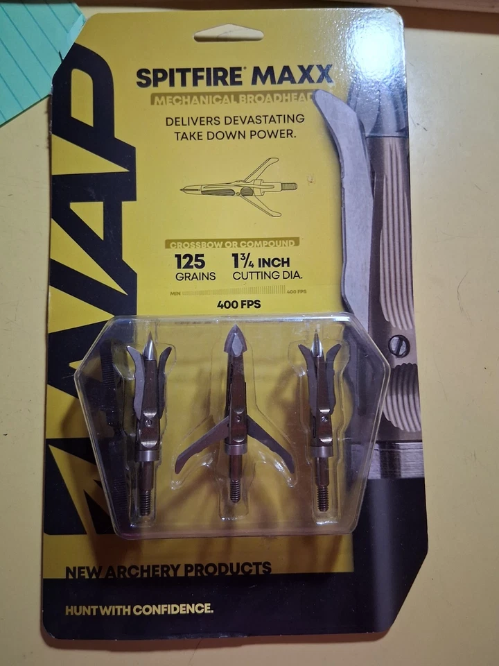 SPITFIRE MAXX CABEÇA LARGA MECÂNICA 125 GRÃOS - Imagem 2 de 2