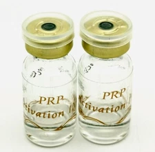 2X PRP Tube Activator Serums (1ML EACH) Highly Concentrated