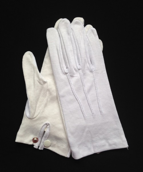 White Cotton Gloves Snap Wrist "Sure Grip" XL (Dozen) eBay