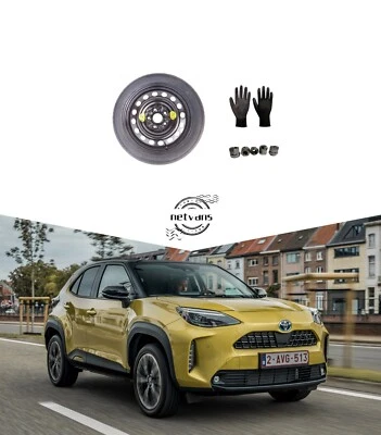 NETVANS Roue de Secours (Galette) 17" pour TOYOTA YARIS CROSS avec Boulons 125/80R17