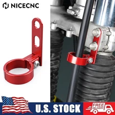 CNC Billet Front Brake Line Hose Clamp Cable Holder For Honda XR650L 1993-2025