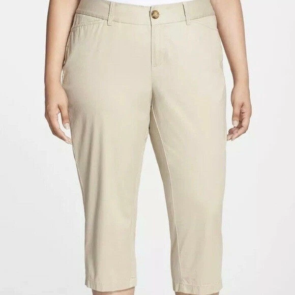 Discover more than 66 plus size khaki capri pants best in.eteachers