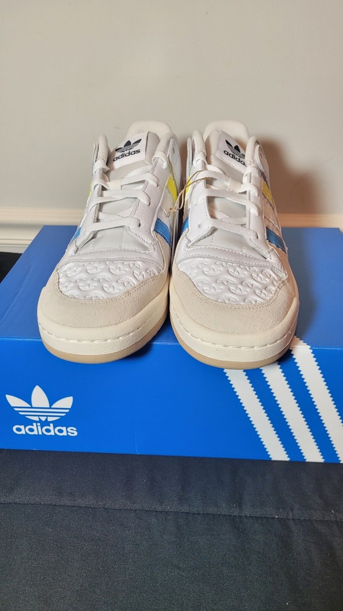 Adidas Originals Forum Low Sneakers ID7962 White Blue Yellow