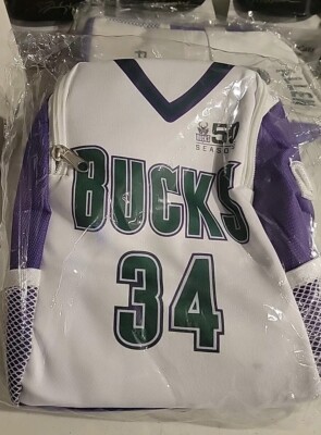 New In Package Milwaukee Bucks 50 Seasons Ray Allen 34 Jersey Style Lunch Bag