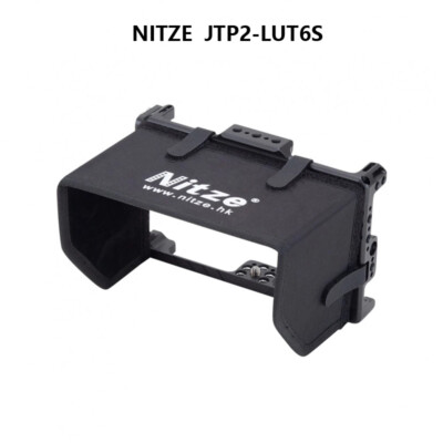 NITZE MONITOR CAGE FOR FEELWORLD LUT6S 6'' WITH PE18 HDMI-compatible CABLE CLAMP 