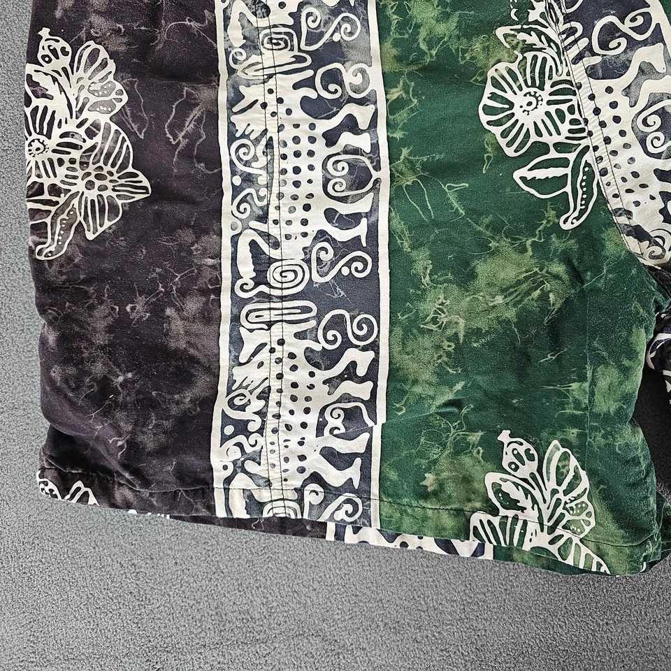 Bañador corto Sideout para hombre 1XB verde playa trópicos surf hawaiano relajado Foto 4 de 4