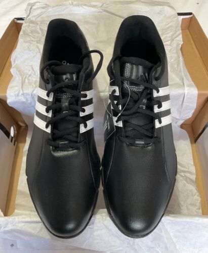 NEW Adidas GolfLite Black & White TR WD UK 9 Wide