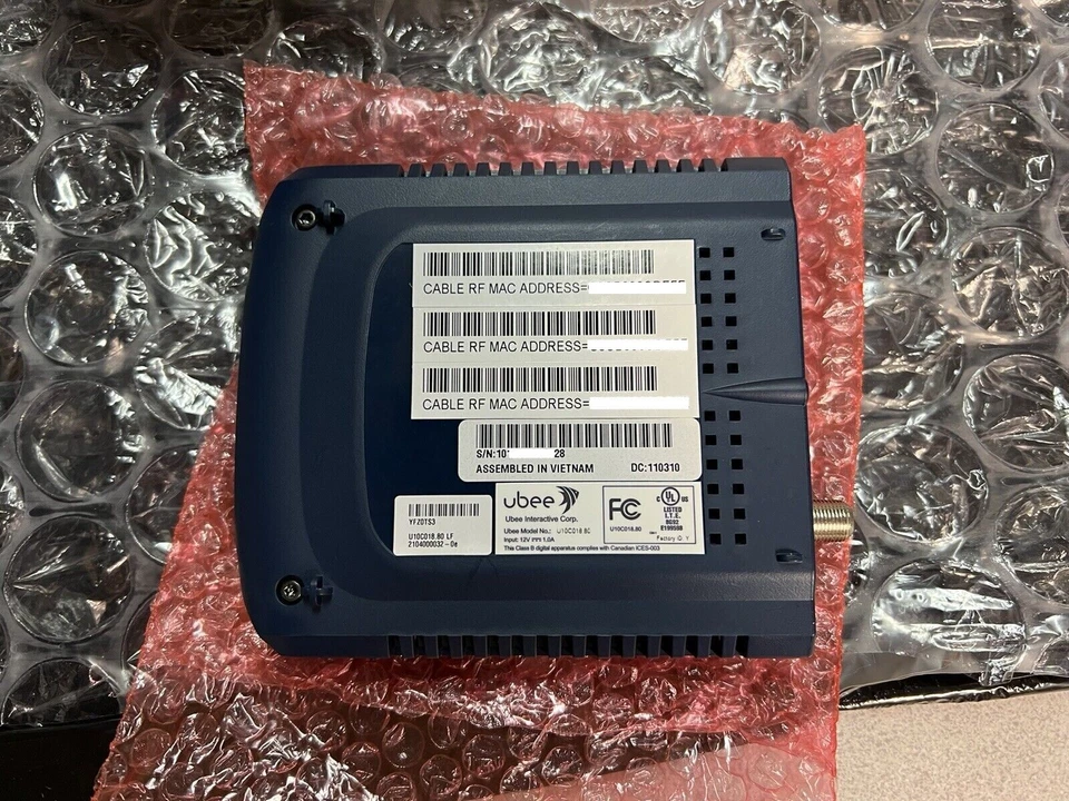 Ambit/Ubee - U10C018 - Cable Modem - (U10C018.80) New Never Used - Image 3 of 4