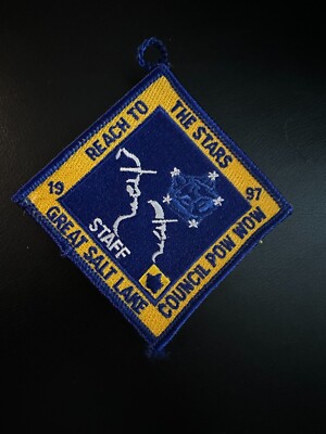 Boy Scouts -  1997 Great Salt Lake Council Pow-Wow  patch STAFF