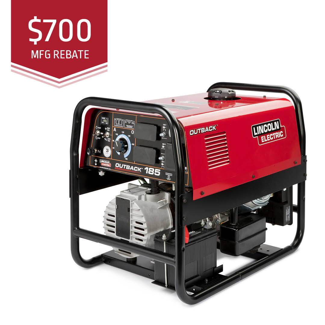 Lincoln Outback 185 Engine Driven Welder Generator K2706-2