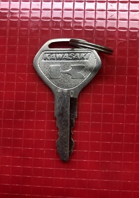 Genuine Kawasaki Single Pre Cut Key 1977-1981 KZ1000 Police