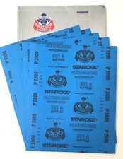 Matador Abrasive Wet or Dry Sandpaper 10 Sheets 2000 Grit 9"x11" Silicon Carbide