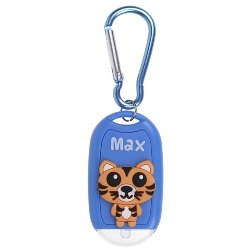 Kids Personalised Torch Keyring Novelty Mini LED Toy Light Carabiner Name Animal - Picture 267 of 370