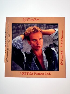 【希少価値】 POLICE VINTAGE 写真集 STING スティング Sting The Police 1980's Photo Shoot Stamped Original 2.25 x