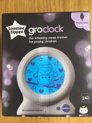 Tommee Tippee GroClock Kleinkind Schlaftrainer Ollie die Eule Digitalanzeige Neu in OVP