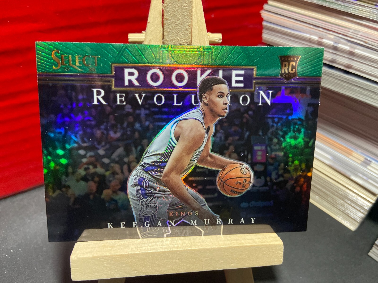 2022-23 Select Rookie Revolution Prizms Green #5 Keegan Murray