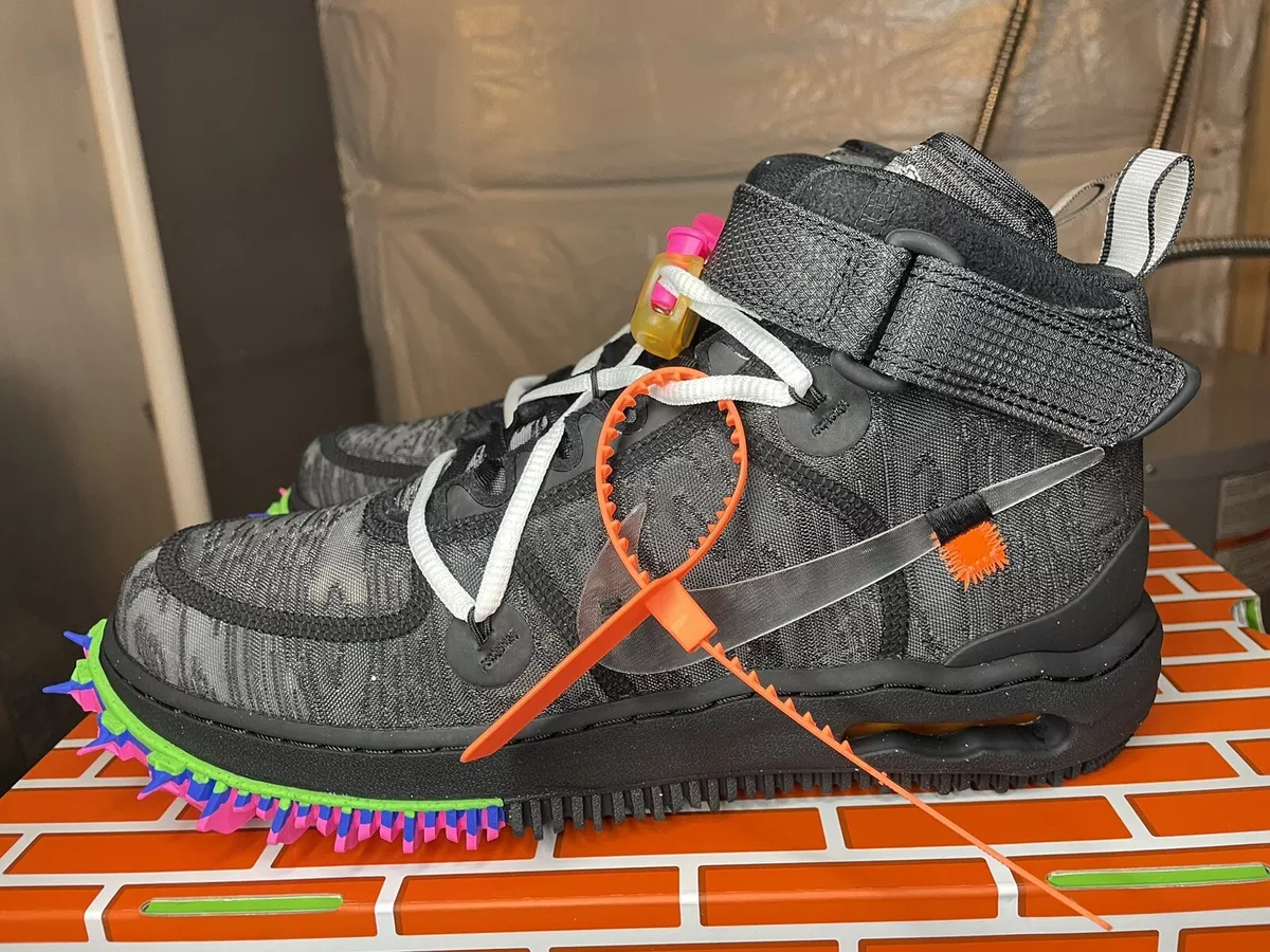 Off-White Nike Air Force 1 Mid Black DO6290-001 Release Date