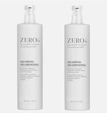 2 Bottles Zero% by Gilchrist & Soames SHAMPOO 15oz In Each, Hilton Exclusive