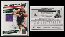 2010-11 Donruss Production Line ANDREW BOGUT #31 Basketball Card 119/199 JERSEY