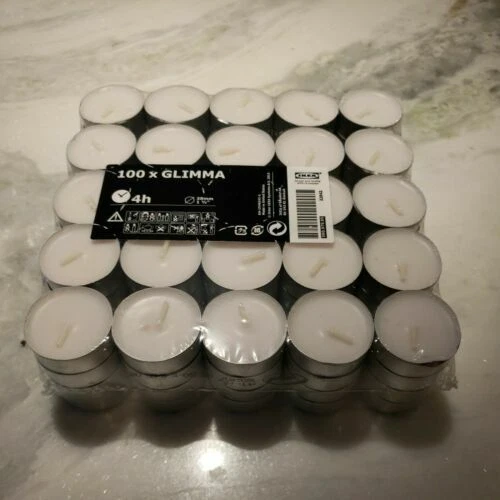 Velas de decoración IKEA blanco Velas a granel