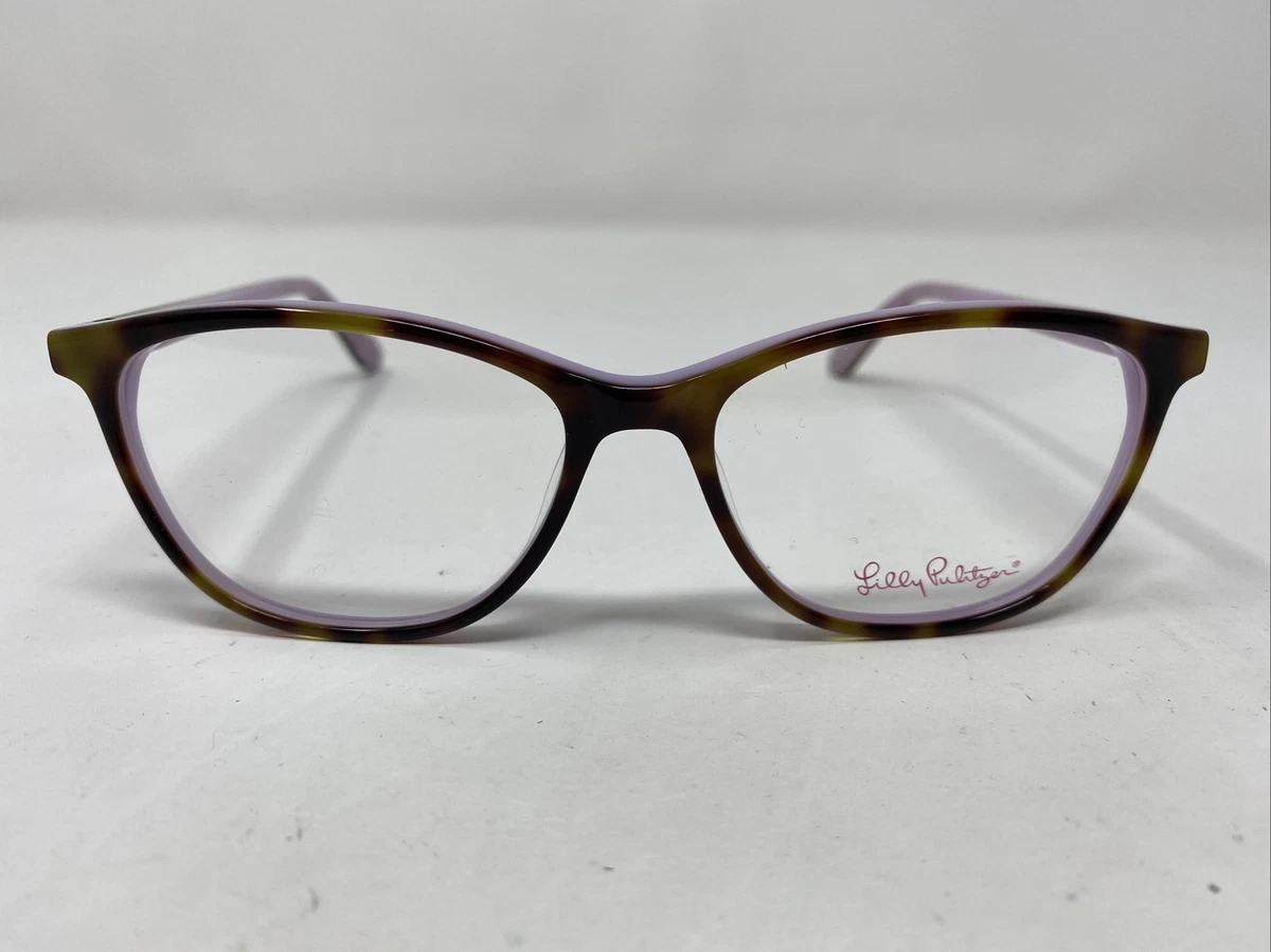 Lilly Pulitzer Captiva PK Pink Tortoise Cat Eye Eyeglass Frames 50-16-135 Lilly Pulitzer Haven Eyeglasses main image 4