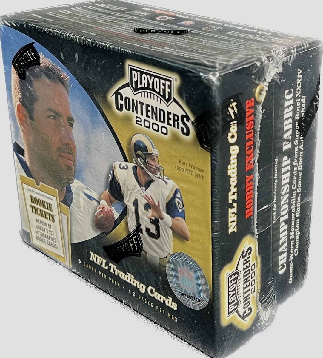 2000 PLAYOFF CONTENDERS FACTORY SEALED HOBBY BOX, 12CT PACK, TOM