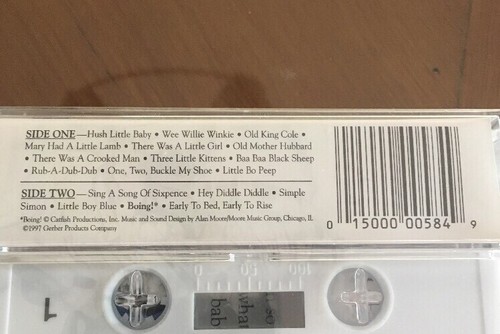 Gerber Storytime w Jane Seymour Cassette Tape New Sealed - Picture 3 of 4