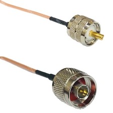 RG316 PL259 UHF Male to N MALE RF Cable Rapid-SHIP LOT