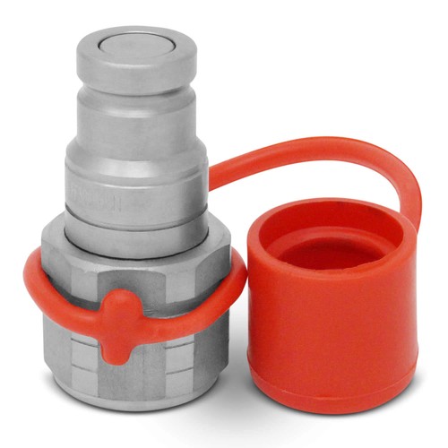 3/8′′ Flat Face Hydraulic Quick Connect Außenkupplung Fitting, 3/8′′ NPT Gewinde - Bild 3 von 4