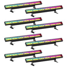 1-8PCS 480W 6 Leds Strip Retro Lights Par Lights Stage Light Outdoor Party Show