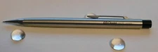 VTG 1980's PENTEL Q525 SILVER STAINLESS STEEL SLIM 0.5MM AUTOMATIC PENCIL JAPAN
