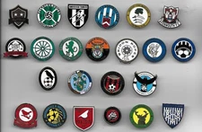 NON LEAGUE FOOTBALL CLUBS ENAMEL LAPEL BADGES     LIST A