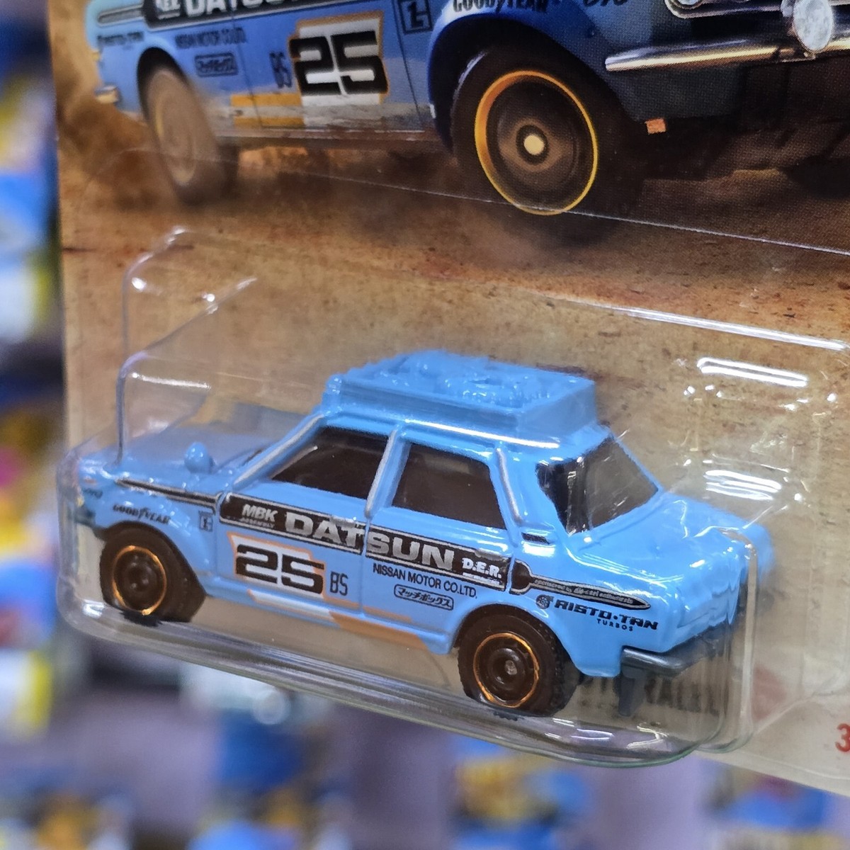 2025 MATCHBOX '70 DATSUN 510 RALLY METAL BLUE MBX | eBay