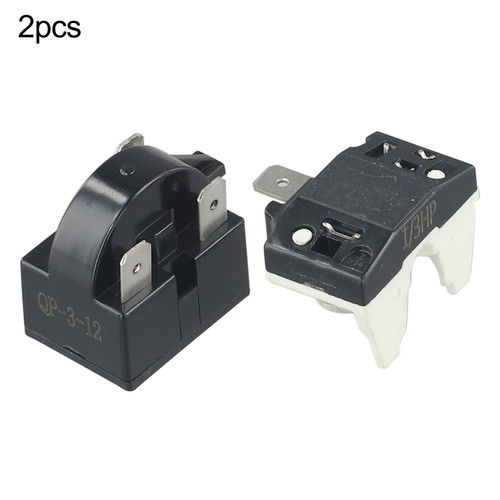 Refrigerator PTC Starter Relay Replacement 2 Pins Compressor Overload Protector - Picture 2 of 67